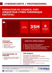 Formation Enquêteur Cyber Forensique Certifié